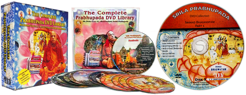 The Complete Prabhupada DVD Library now in MP4 format
